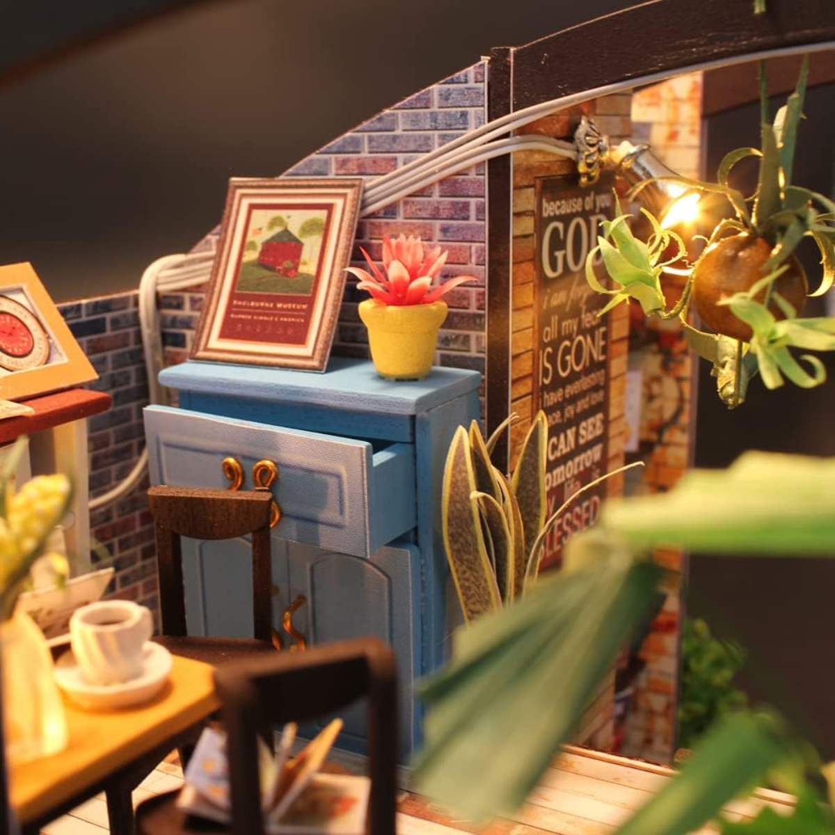 Miniature Coffee House Craft Kit