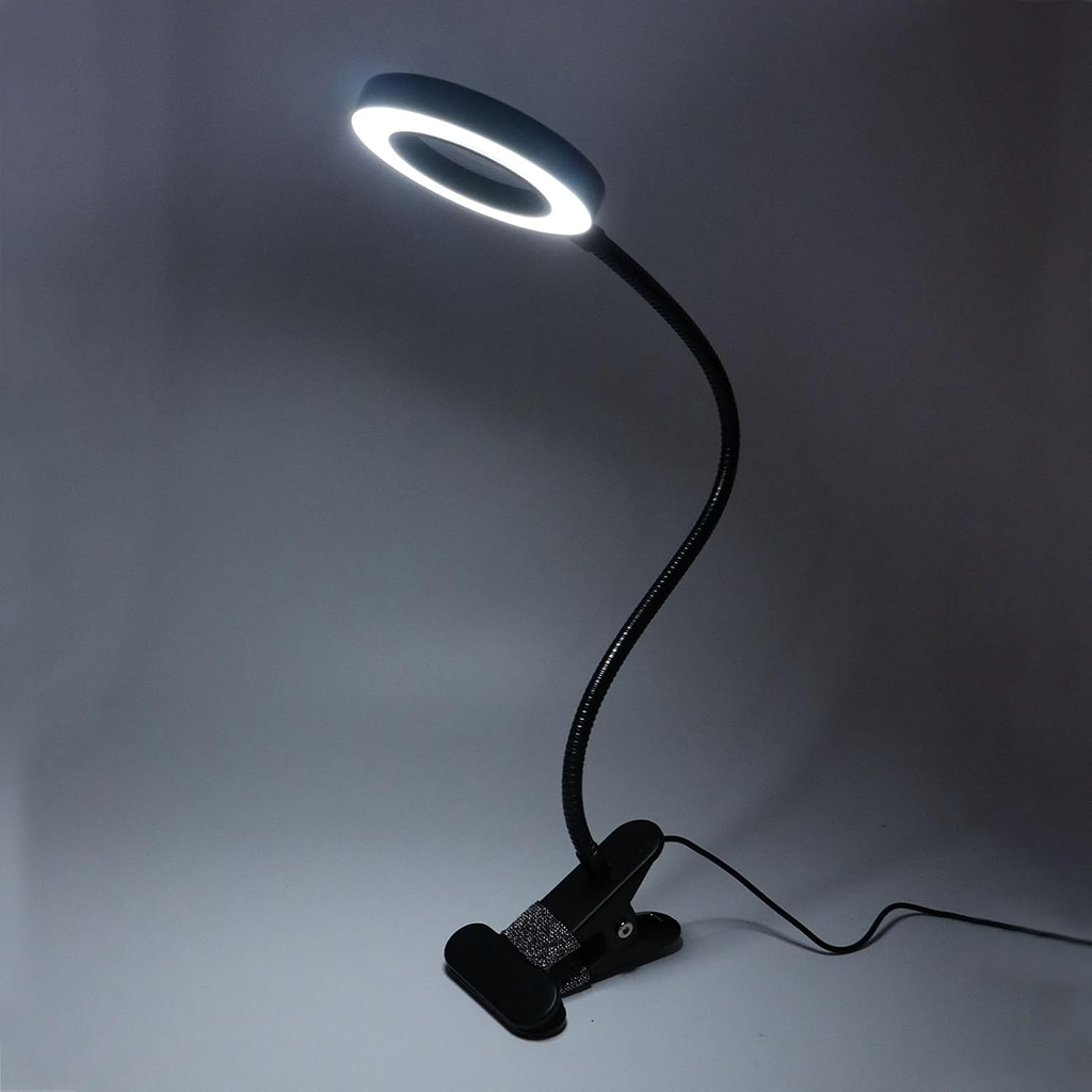 Magnifying LED Desk Lamp for Crafting