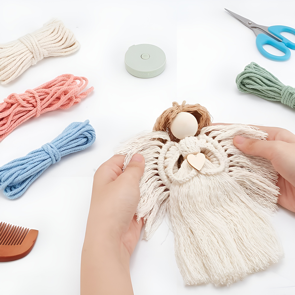 DIY Macrame Angel Craft Kit