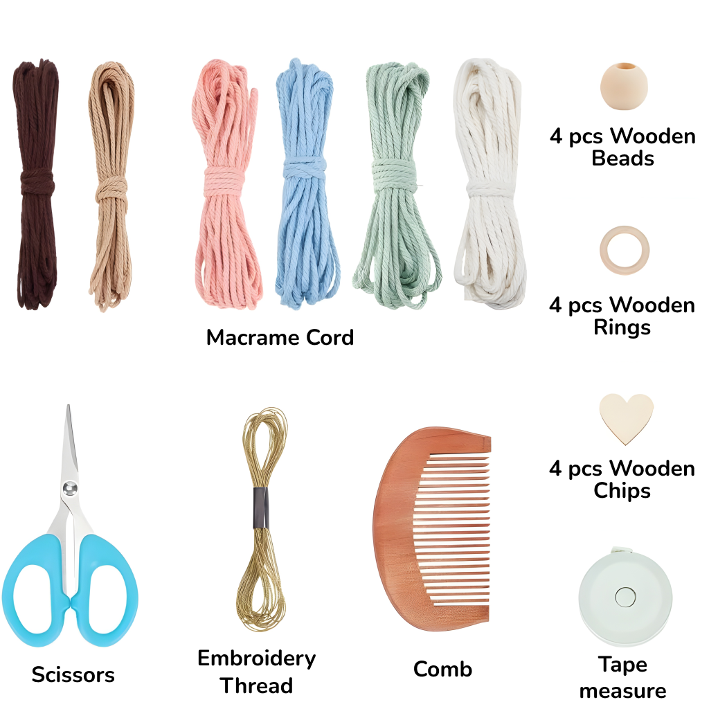 DIY Macrame Angel Craft Kit