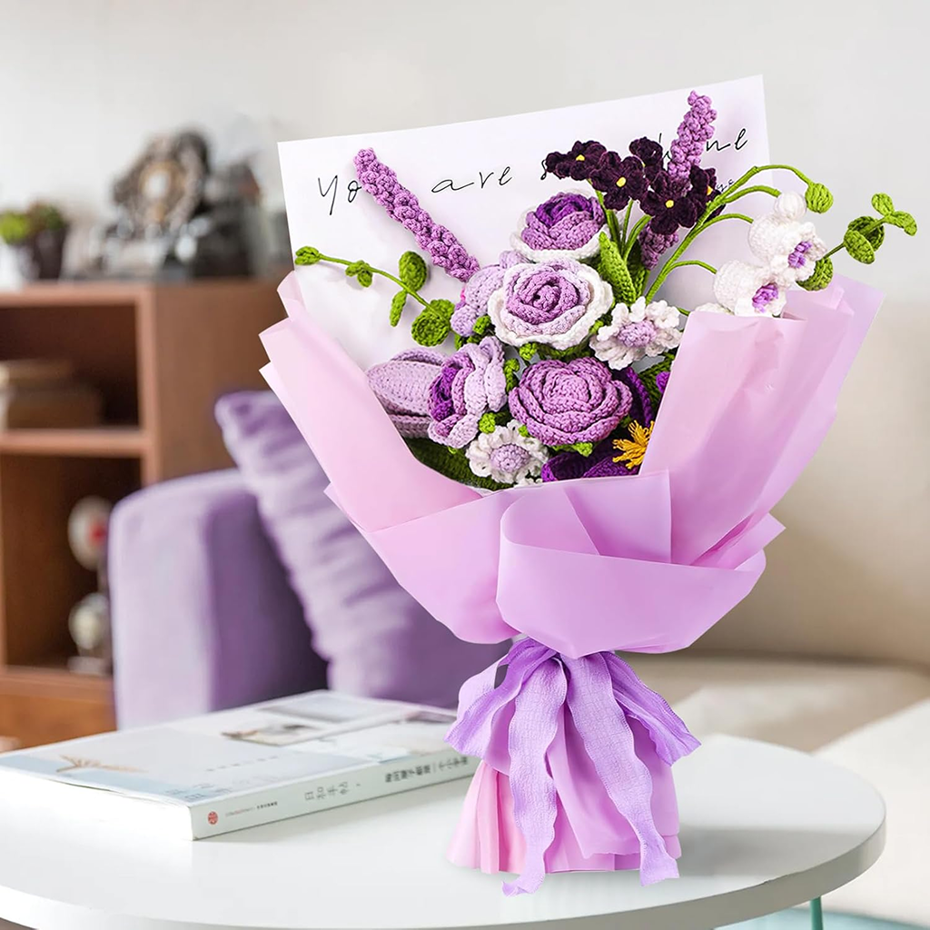 Crochet Flower Bouquet Craft Kit