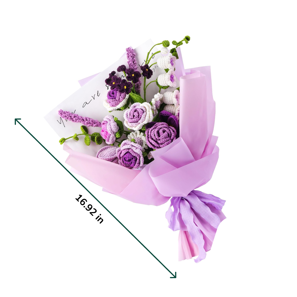 Crochet Flower Bouquet Craft Kit