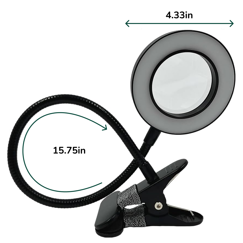 Magnifying LED Desk Lamp for Crafting