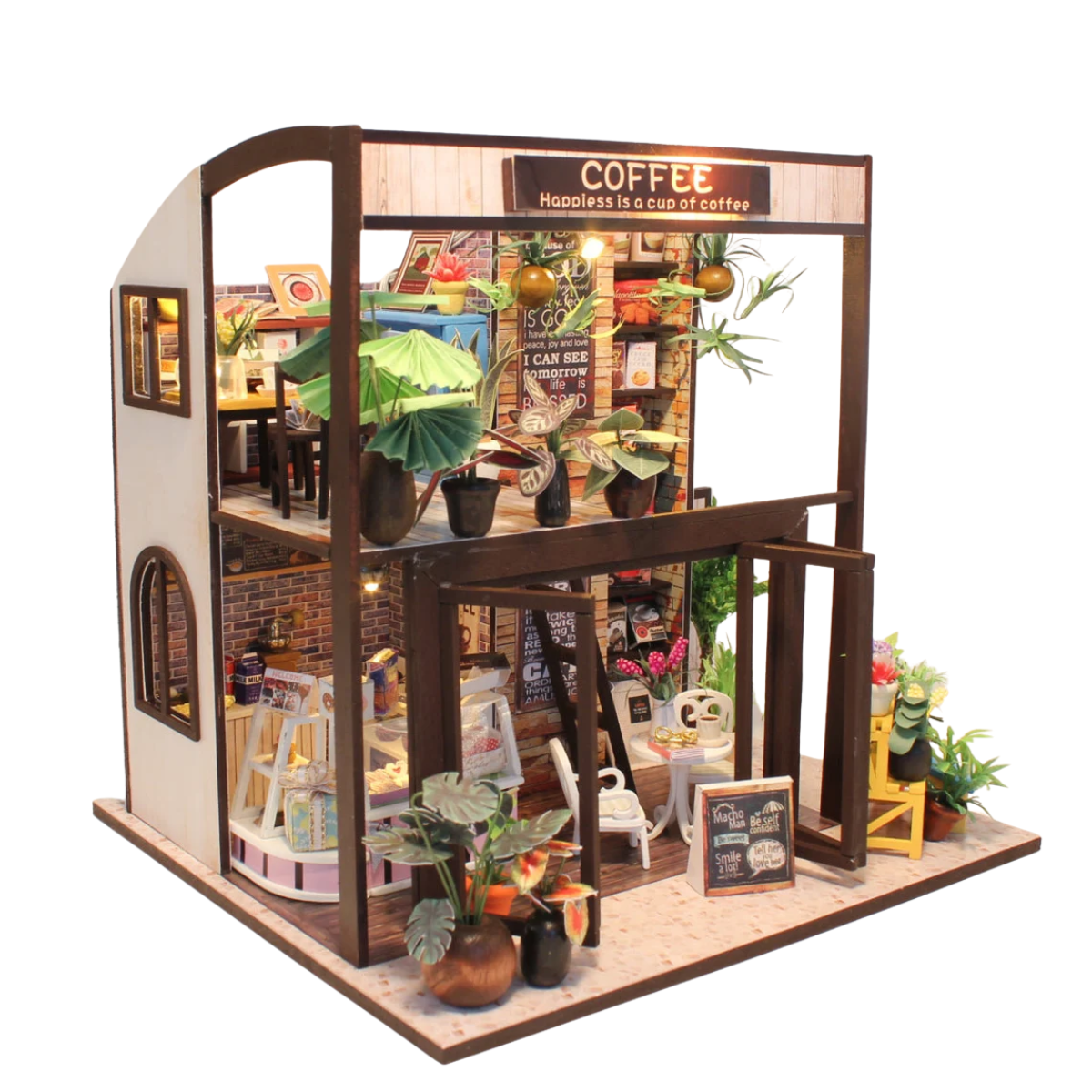 Miniature Coffee House Craft Kit