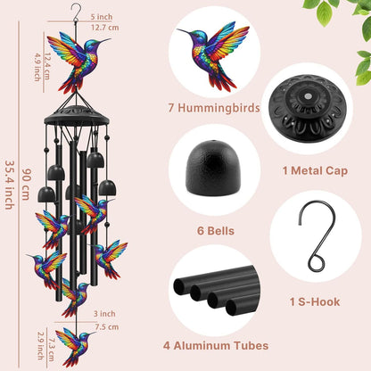 Hummingbird Wind Chimes Kit