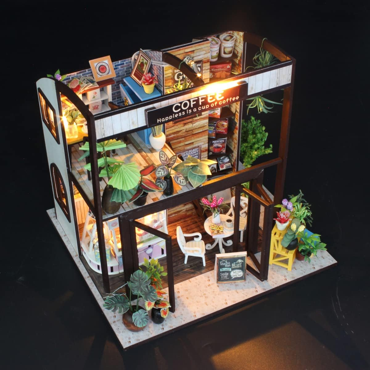 Miniature Coffee House Craft Kit