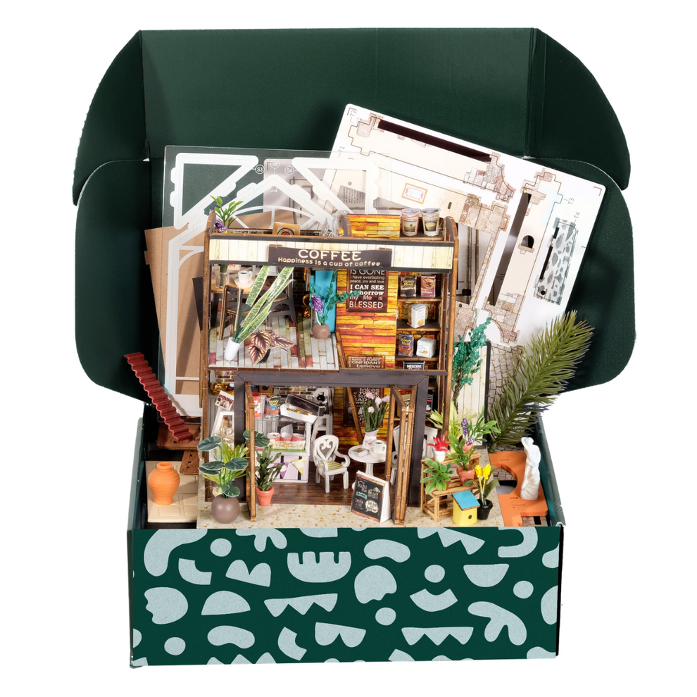 Miniature Coffee House Craft Kit – This Months Craft
