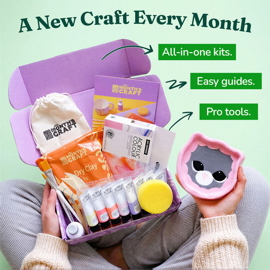 [3-Month-Prepaid] This Month’s Craft Creative Subscription Box #1