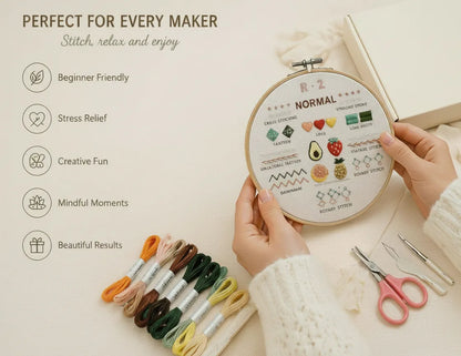 Beginner Embroidery Craft Kit
