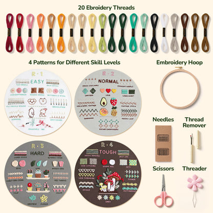 Beginner Embroidery Craft Kit