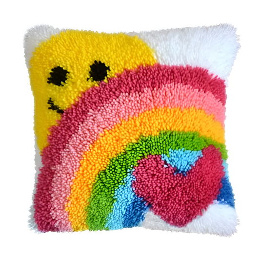 Throw Pillow Latch Hook Craft Kit