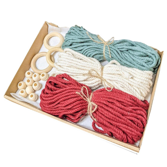 Christmas Tree Macrame Craft Kit