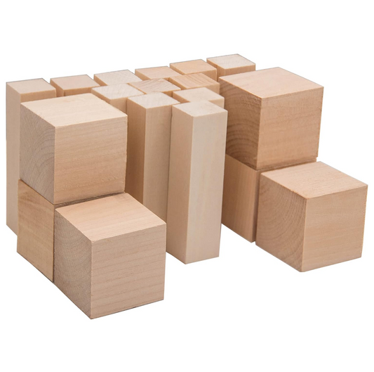Basswood Carving Blocks 18pcs