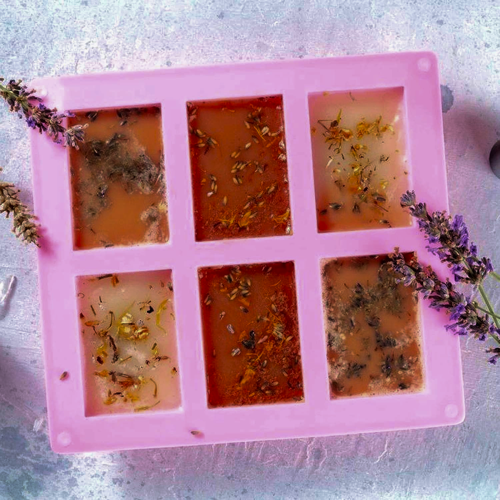 Rectangle Silicone Soap Mold