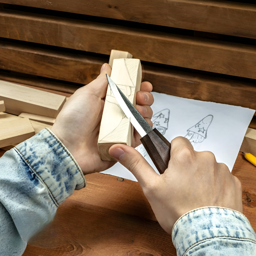 Wood Sharpening Knife