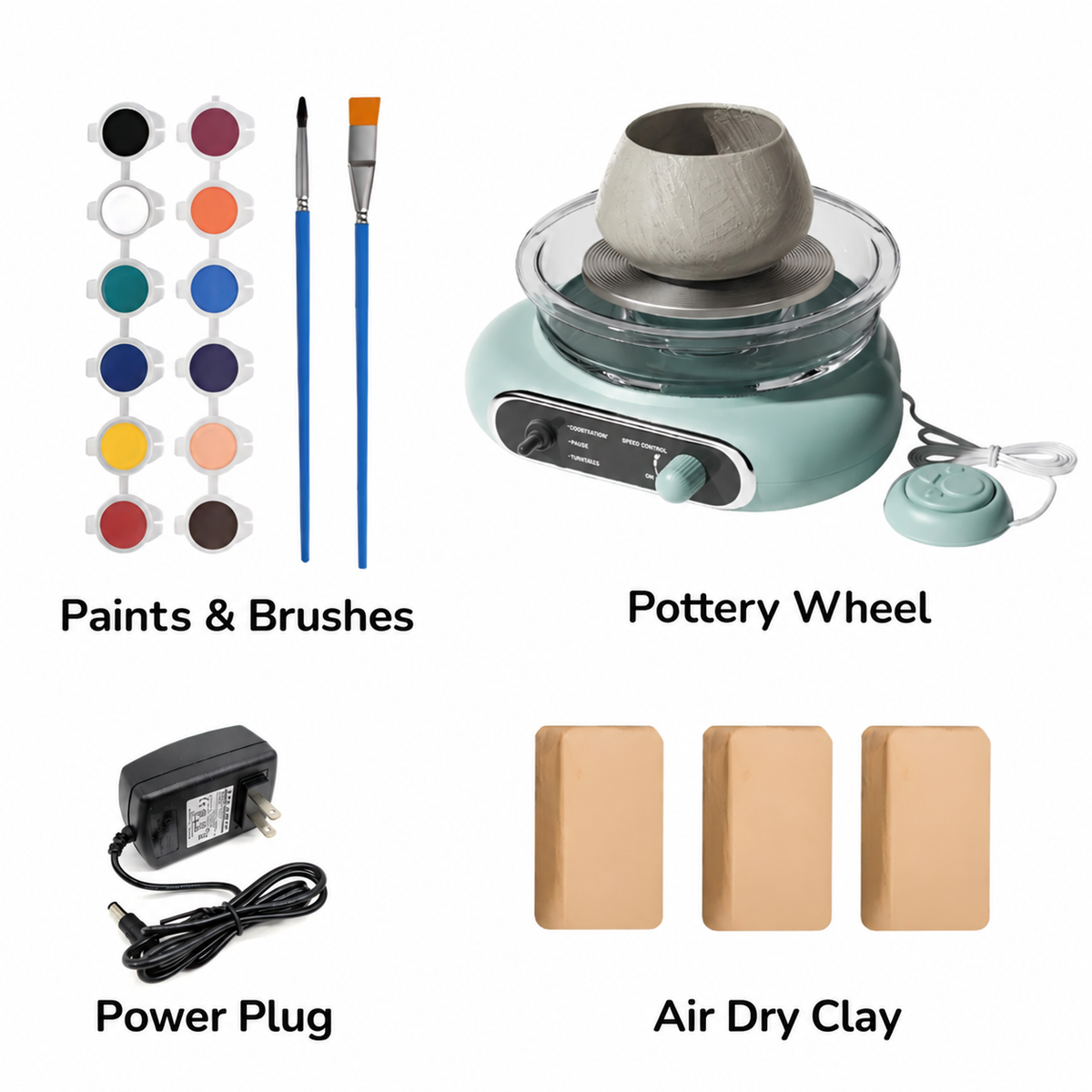 Air Dry Clay Pottery Craft Kit – This Months Craft