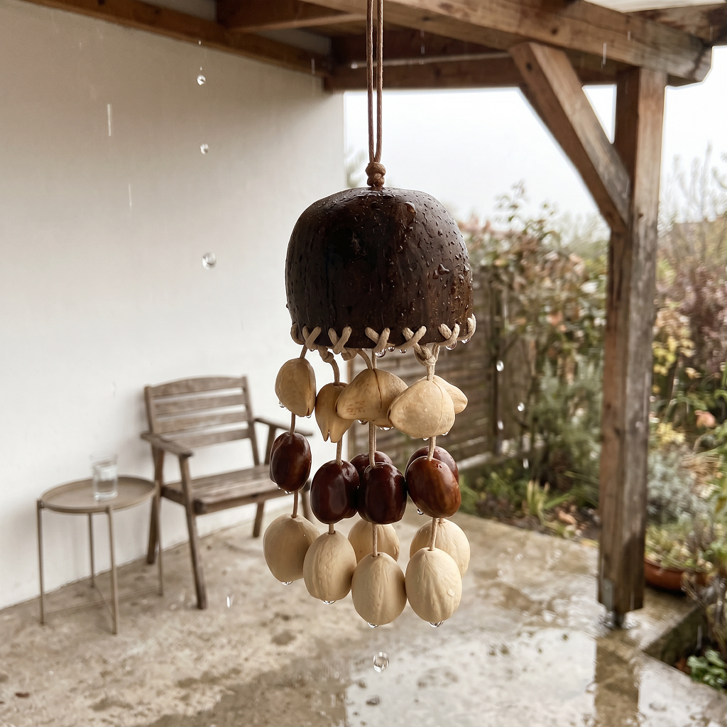 Coconut Resin Shell Seed Shaker Kit