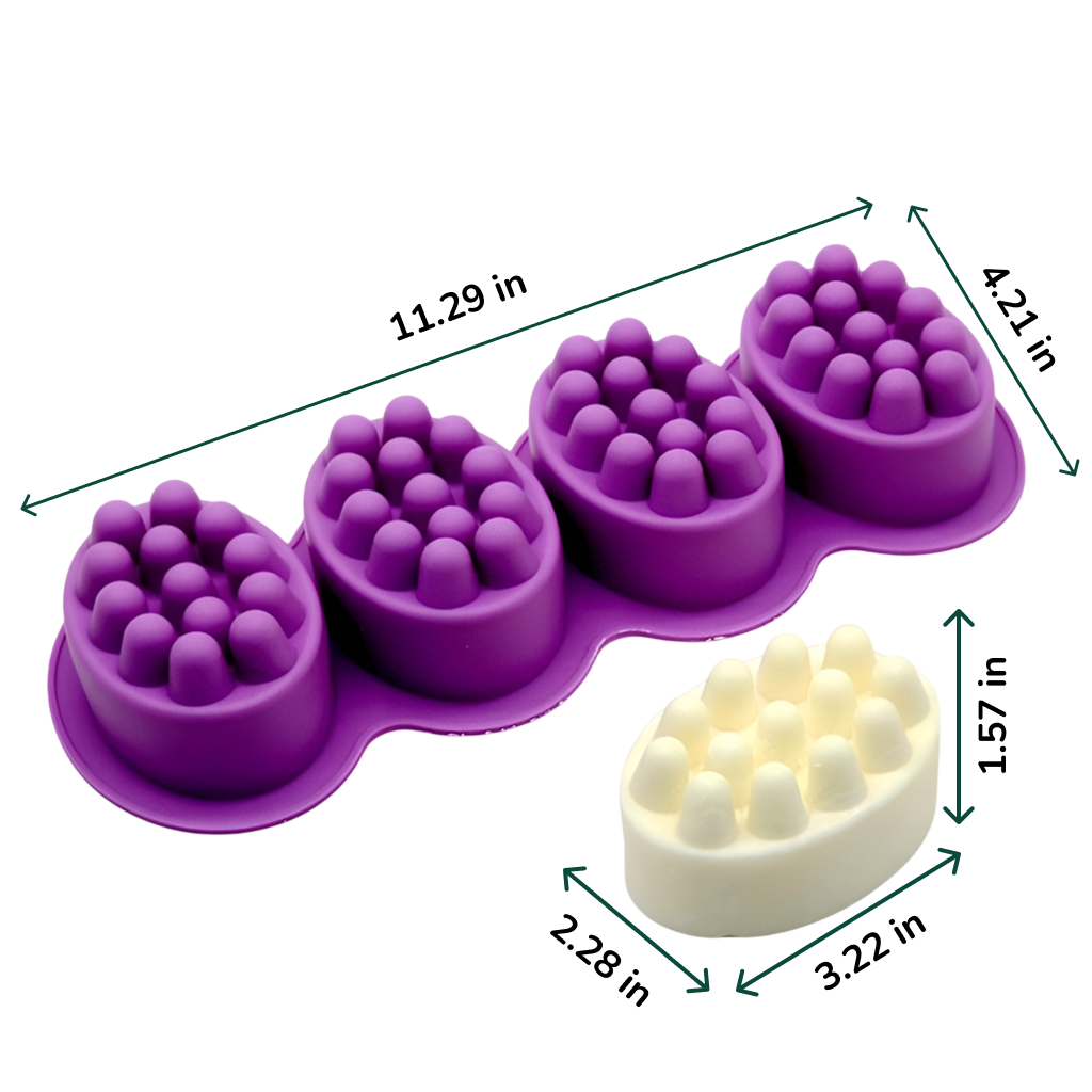 Massage Silicone Soap Mold