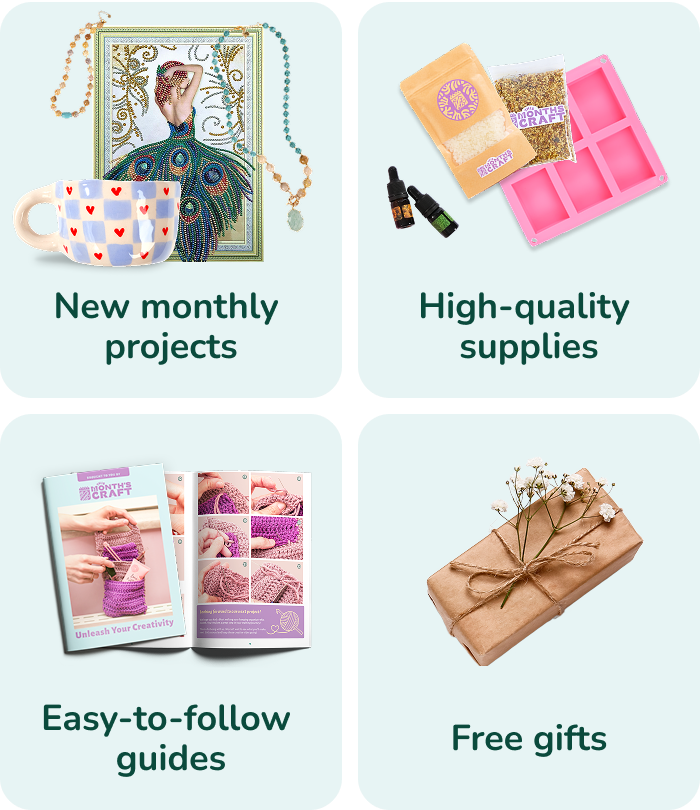 This Month’s Craft Creative Subscription Box – This Months Craft