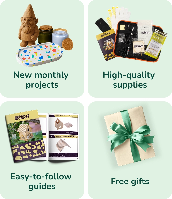 This Month’s Craft Creative Subscription Box – This Months Craft