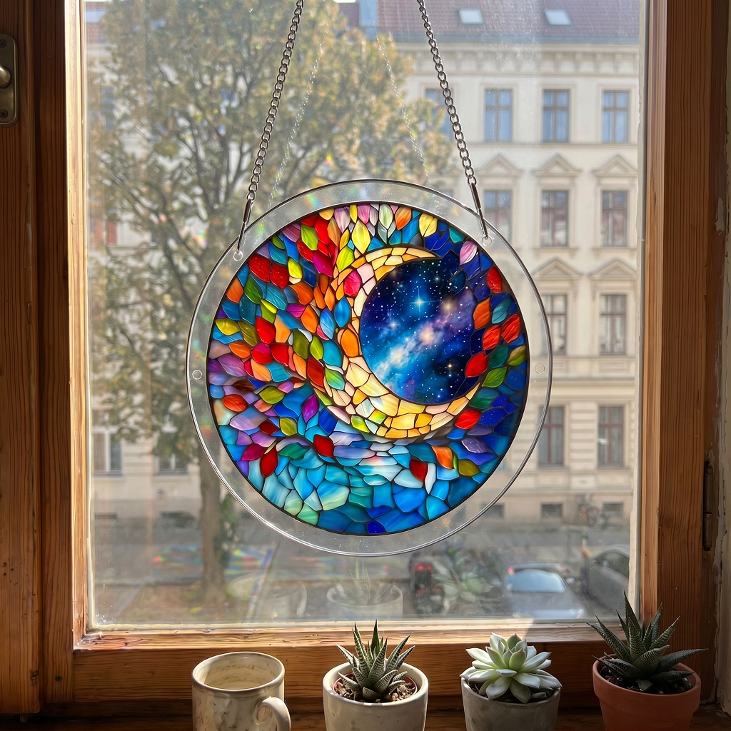 Moon Puzzle Suncatcher Kit
