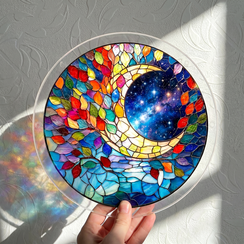 Moon Puzzle Suncatcher Kit