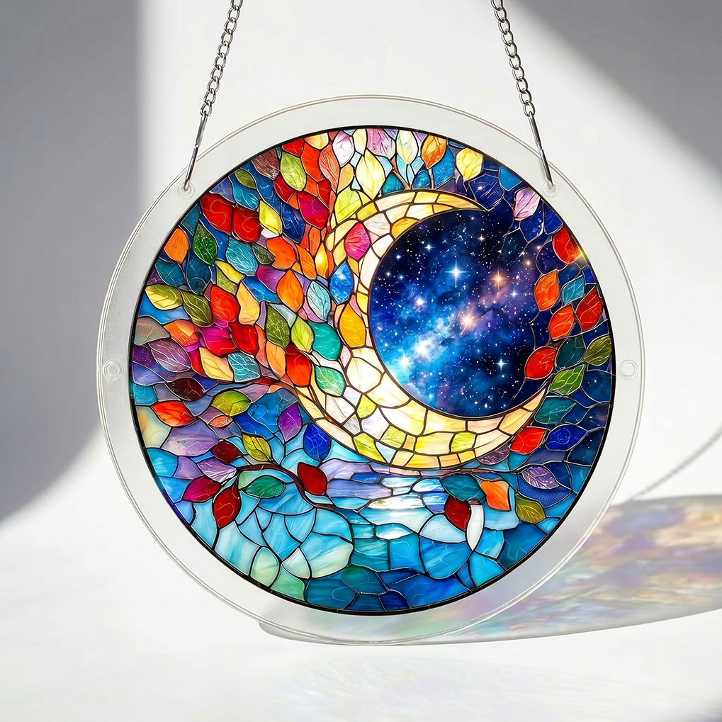 Moon Puzzle Suncatcher Kit
